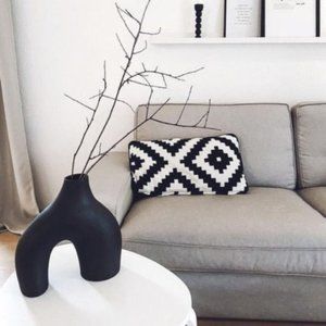 NWT H&M Large Black Vase